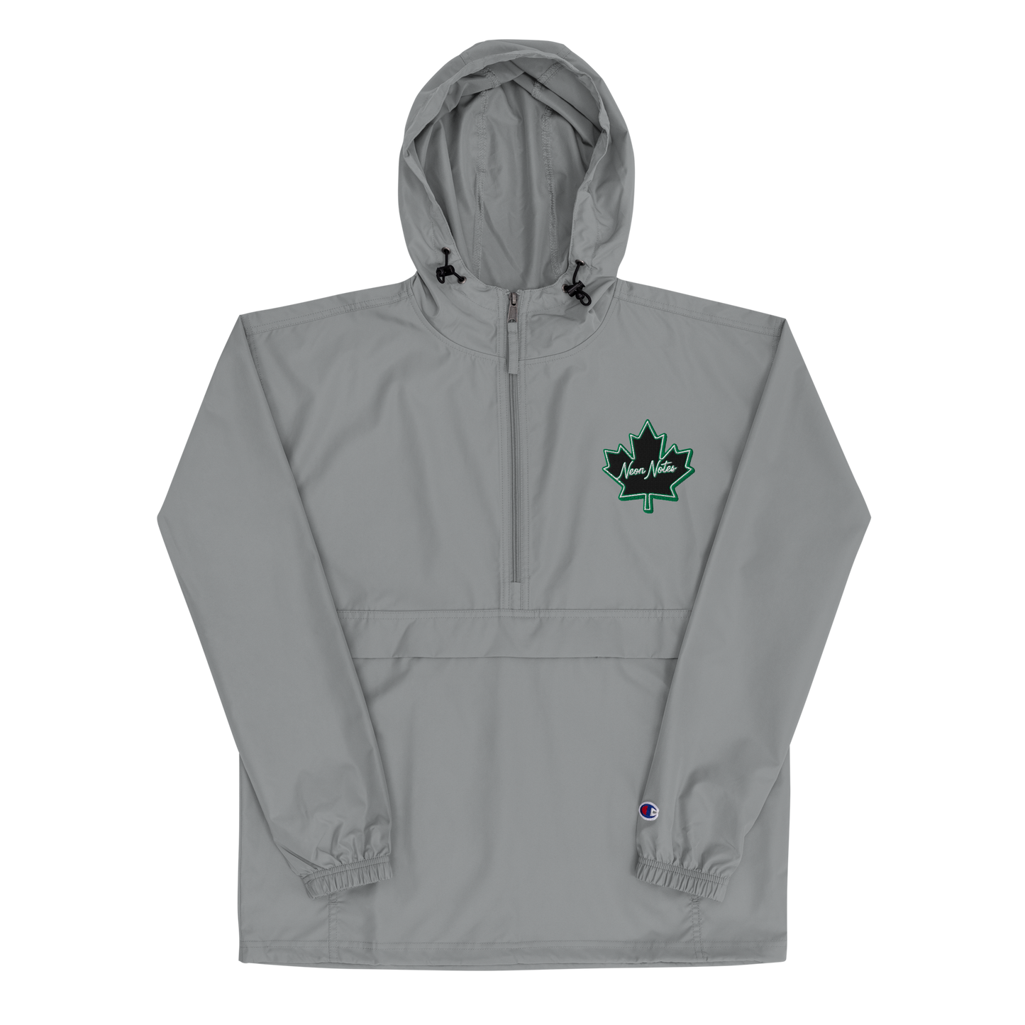 HeritageGlow Embroidered Champion Packable Jacket from: NeonNotes Apparel