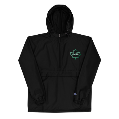 HeritageGlow Embroidered Champion Packable Jacket from: NeonNotes Apparel