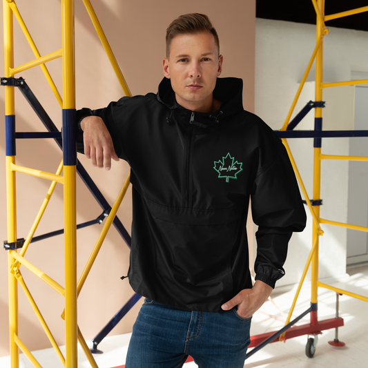 HeritageGlow Embroidered Champion Packable Jacket from: NeonNotes Apparel