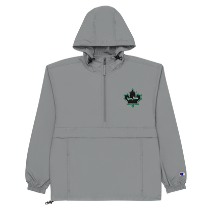 HeritageGlow Embroidered Champion Packable Jacket from: NeonNotes Apparel