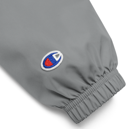 HeritageGlow Embroidered Champion Packable Jacket from: NeonNotes Apparel