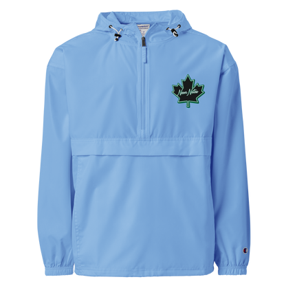 HeritageGlow Embroidered Champion Packable Jacket from: NeonNotes Apparel