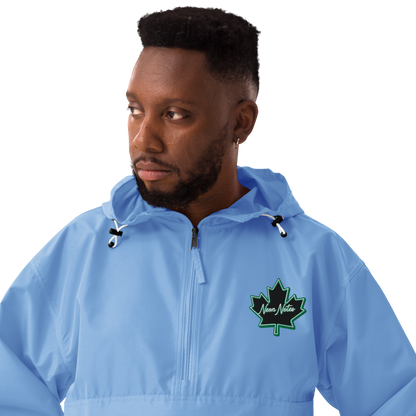 HeritageGlow Embroidered Champion Packable Jacket from: NeonNotes Apparel