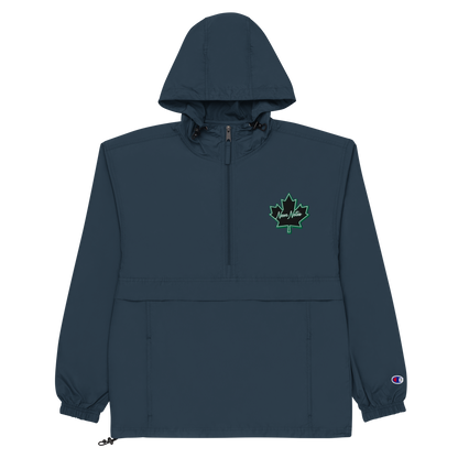 HeritageGlow Embroidered Champion Packable Jacket from: NeonNotes Apparel
