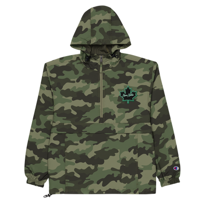 HeritageGlow Embroidered Champion Packable Jacket from: NeonNotes Apparel