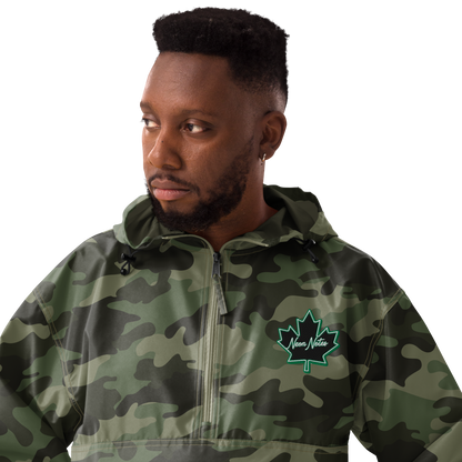 HeritageGlow Embroidered Champion Packable Jacket from: NeonNotes Apparel