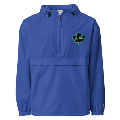 HeritageGlow Embroidered Champion Packable Jacket from: NeonNotes Apparel