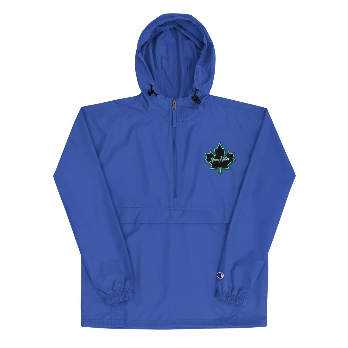 HeritageGlow Embroidered Champion Packable Jacket from: NeonNotes Apparel