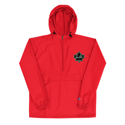 HeritageGlow Embroidered Champion Packable Jacket from: NeonNotes Apparel